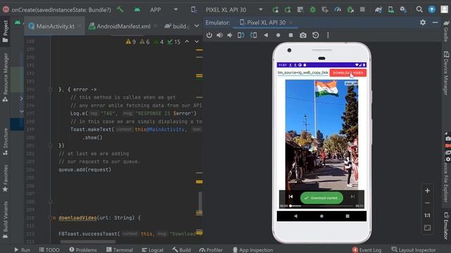 || Instagram Reel Downloader app || Short demo || смотреть онлайн