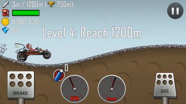 Hill Climb Racing: Hovercraft And Dune Buggy Runs (Android Gameplay)