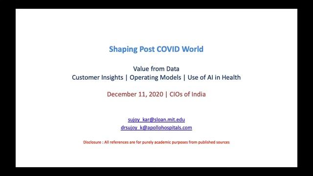 Webinar: Covid Impact on Enterprise IT смотреть онлайн