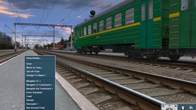 Trainz Simulator 12 PC Узбекская электричка ЭР9Е-607 смотреть онлайн
