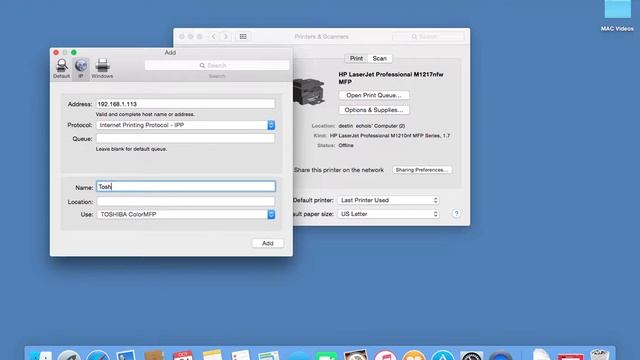 MAC Static port printing смотреть онлайн