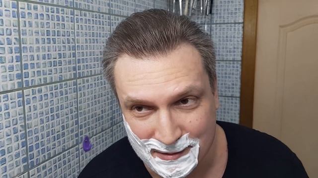 Бритьё! YAQI ADJUSTABLE RAZOR, OUMOBRUSH 26 мм, Чаша-"Апельсин", Tabac Original, Gillette Platinum смотреть онлайн