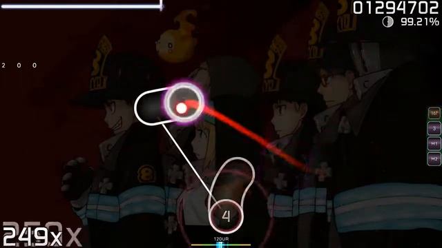 osu! Mrs. GREEN APPLE - Inferno (Fire force) 98.12% FC смотреть онлайн
