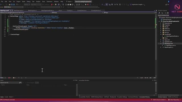 .NET Maui Apps | How to create Cascading Dropdown List in Mobile and Desktop applications. смотреть онлайн