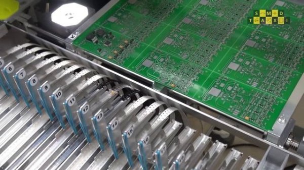 Обзор установщика SMD-компонентов SMD-TAXI часть 5 - установка компонентов