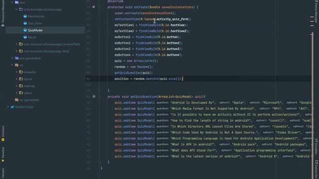 How to create a professional Split screen Quiz App in Android Studio - Part 02| Multi Screen | Apps смотреть онлайн