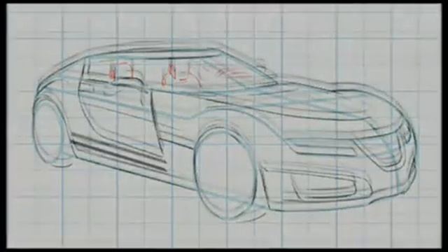 How to draw SAAB AERO X смотреть онлайн