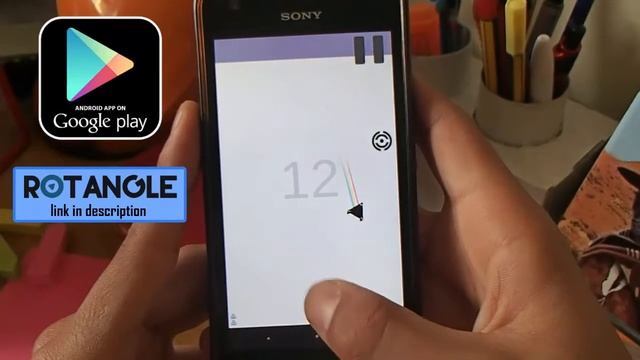 Rotangle - Addictive and Challenging Mobile Android Game made with Unity смотреть онлайн