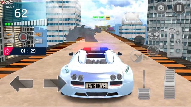 Super Police Car Driving Games / Super Cop Stunts Driver / Android GamePlay смотреть онлайн