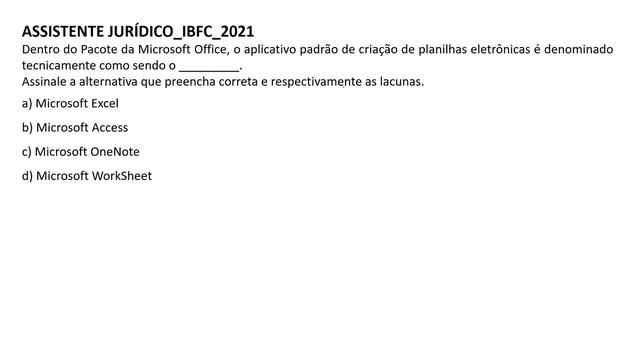 04 | Microsoft Office | Concurso PM RN 2023 (PMRN) | Banca IBFC | Noções de Informática смотреть онлайн