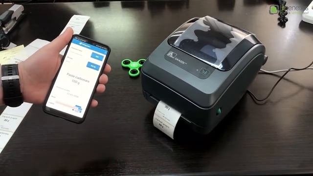 Печат на етикети за доставка на храни - Продукт / Дата на опаковане / Тегло смотреть онлайн