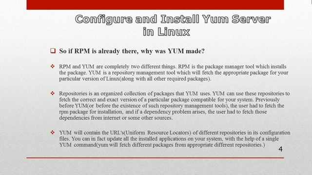 Configure & Install Yum in Linux - 2 смотреть онлайн