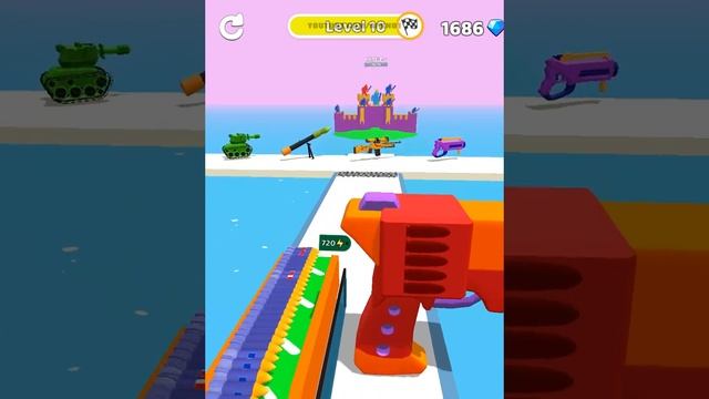 Bullet Stack VS Smile Rush - All Levels SpeedRun Gameplay Android iOS Ep 1 смотреть онлайн