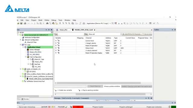 Delta PLC AX-308E Series Tutorial (27) - How to Connect to VFD MS300 via EtherCAT смотреть онлайн