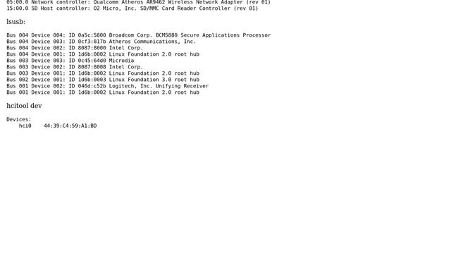 Ubuntu: Cannot find bluetooth devices. Atheros [0cf3:817b] смотреть онлайн