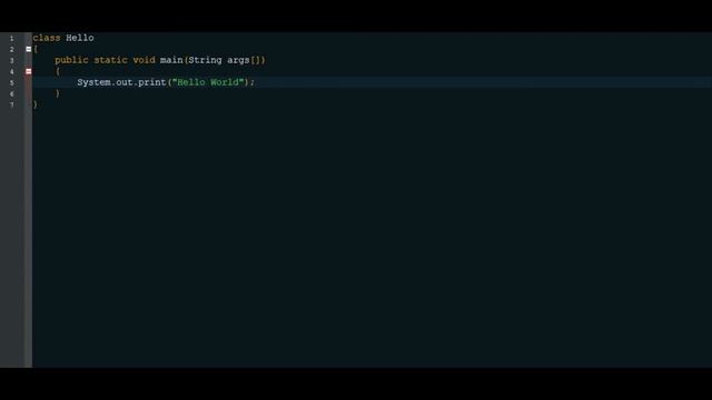 Hello world program in java using Notepad++ смотреть онлайн