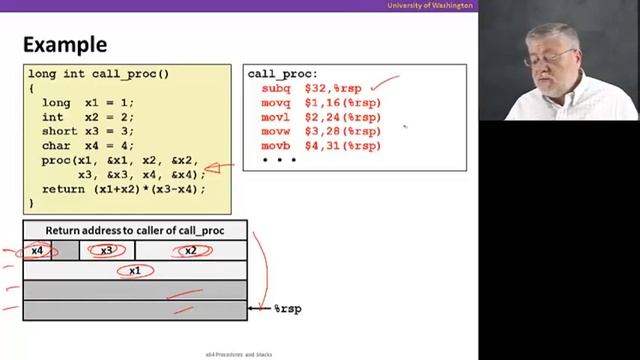 06 x86 64 Procedures and Stacks 18 36 смотреть онлайн