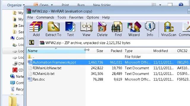 QTP: Menus Script Framework смотреть онлайн