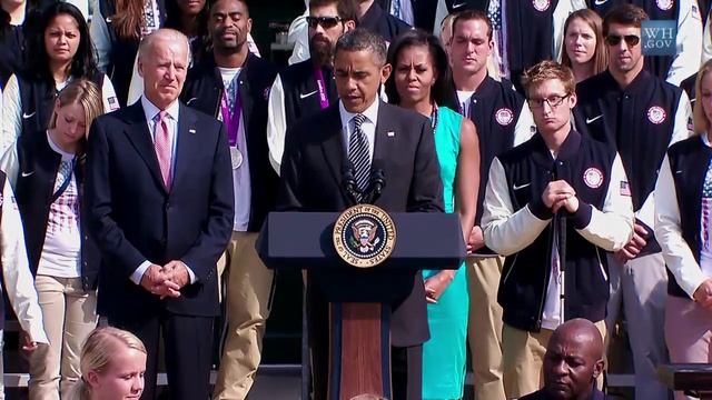 President Obama and Mrs. Obama Honor Team USA at the White House смотреть онлайн