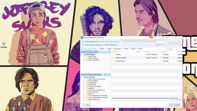 EaseUS Data Recovery Wizard Free - Test de restauration de données смотреть онлайн