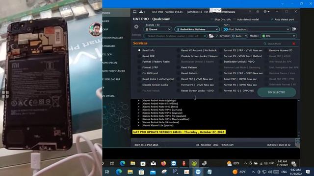 Xiaomi Redmi Note 5A prime Reset Mi Account No Relock by UAT Pro One click смотреть онлайн