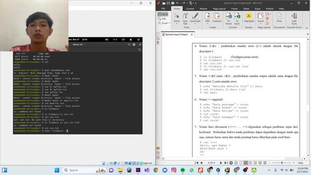Input Output Pada Sistem Operasi Linux