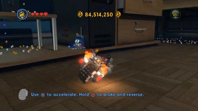 The LEGO Movie Videogame - Golden Instruction Build #2 - Super Cycle Vehicle Showcase смотреть онлайн