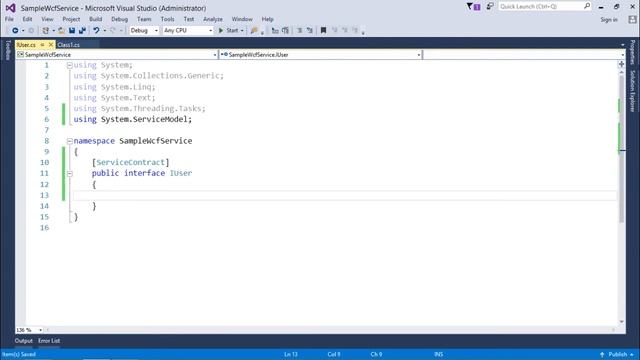 WCF - Creating Service смотреть онлайн