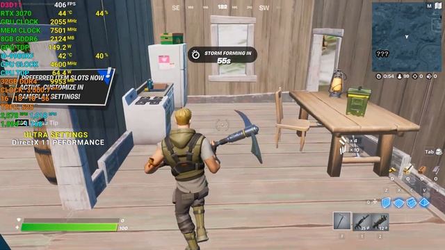 Fortnite DX 11 Performance+DX 12 (DLSS): RTX 3070 OC - 1440P [ UE 5 ] смотреть онлайн