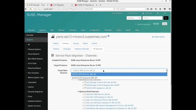 SUSE Manager 3 - Migración de Service Packs смотреть онлайн