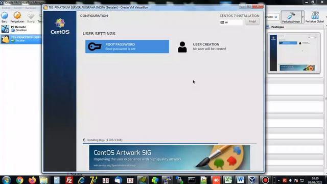 TB1 PSOJKS Nugraha Indra Instalasi OS Centos 7 смотреть онлайн