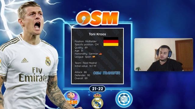 THE BEST REAL MADRID TEAM IN OSM 2022! | NEW SIGNINGS AND POSSIBLE LINE UPS! смотреть онлайн