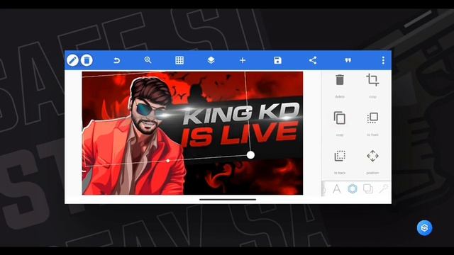 Bgmi Live Stream Thumbnail Tutorial In Pixel Lab | Pubg Thumbnail | Android Editing | Pixel lab смотреть онлайн