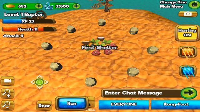 Dino World Online - Hunters 3D - Raptor - Android / iOS - Gameplay Part 8 смотреть онлайн