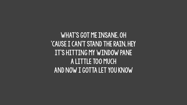 Akon - The Rain (Lyrics)