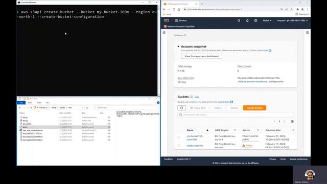 AWS CLI and S3 Bucket Management (Upload, download objects) смотреть онлайн
