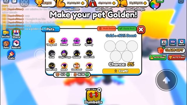 Grinding To Beat 3RD Boss In Arm Wrestle Simulator! (Roblox)