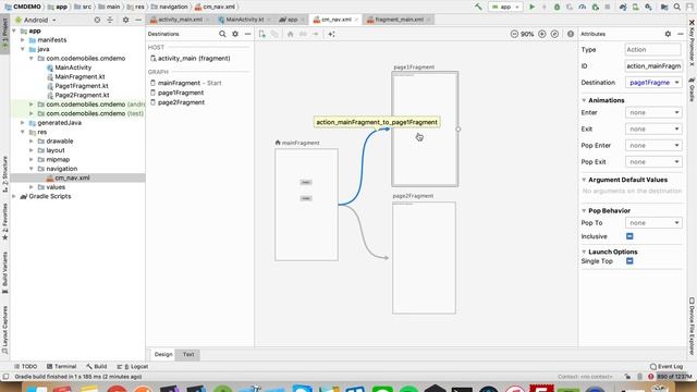 สอน Android Programming: Navigation Editor Android Studio 3.3 смотреть онлайн