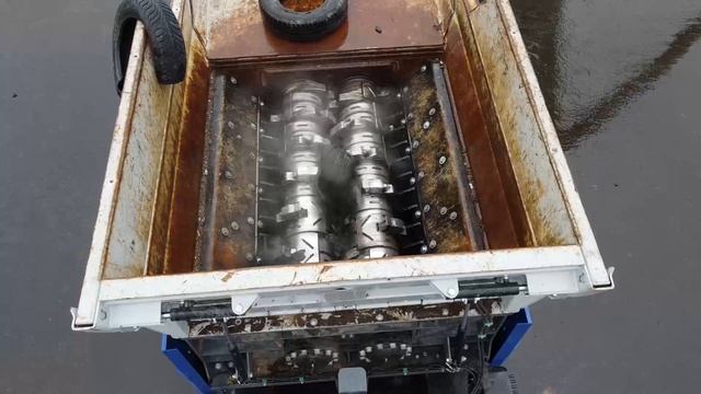 EDGE VS420 на утилизации резины.