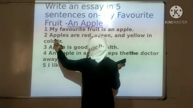 Class 1 Sub -English ( Essay explanation) My favourite fruit -An Apple смотреть онлайн