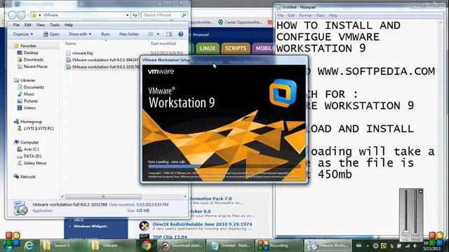 HOW TO INSTALL VMWARE WORKSTATION 9 смотреть онлайн