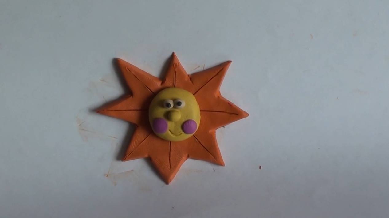 Как слепить солнце из пластилина смотреть онлайн