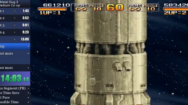 Metal Slug 3 (steam win10) Co-op Any% Speedrun 27min 38sec смотреть онлайн