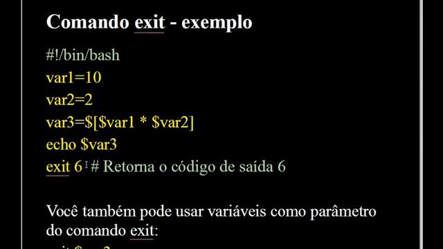 Shell Scripting - Status de Saída dos comandos e o comando exit - 12 - Linux смотреть онлайн