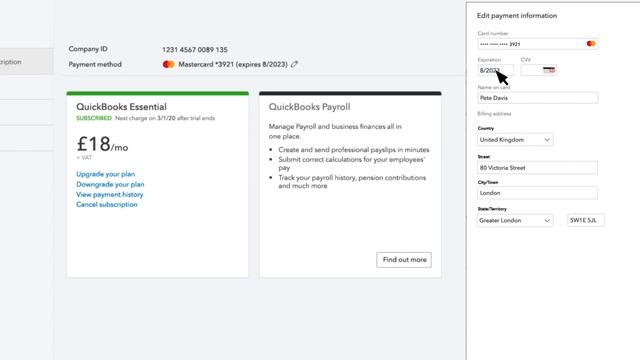 Manage my QuickBooks Subscription and Billing смотреть онлайн