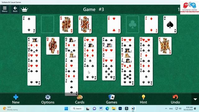FreeCell Online Game # 3 SOLVED/ Microsoft Solitaire Collections смотреть онлайн