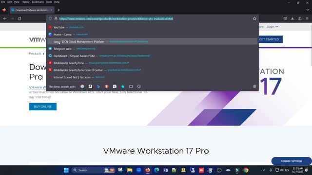 Cara Install VMware Workstation 17 Pro смотреть онлайн
