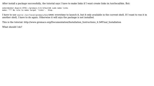 Unix & Linux: Can't make links after make install successful (2 Solutions!!) смотреть онлайн