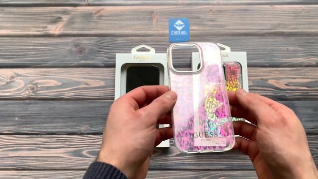 Огляд оригінального чохла Guess IML Faceted Mirror Disco Iridescent для iPhone 15 Pro смотреть онлайн