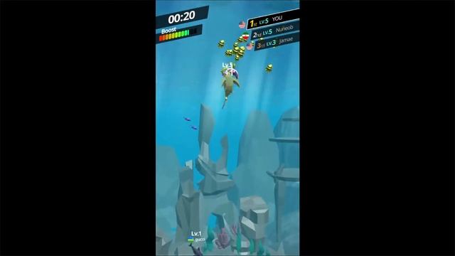 Baby Shark.io (Gameplay Android) смотреть онлайн